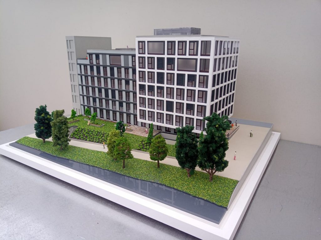 Presentation Model Berlin 2 for architectural model making in Berlin