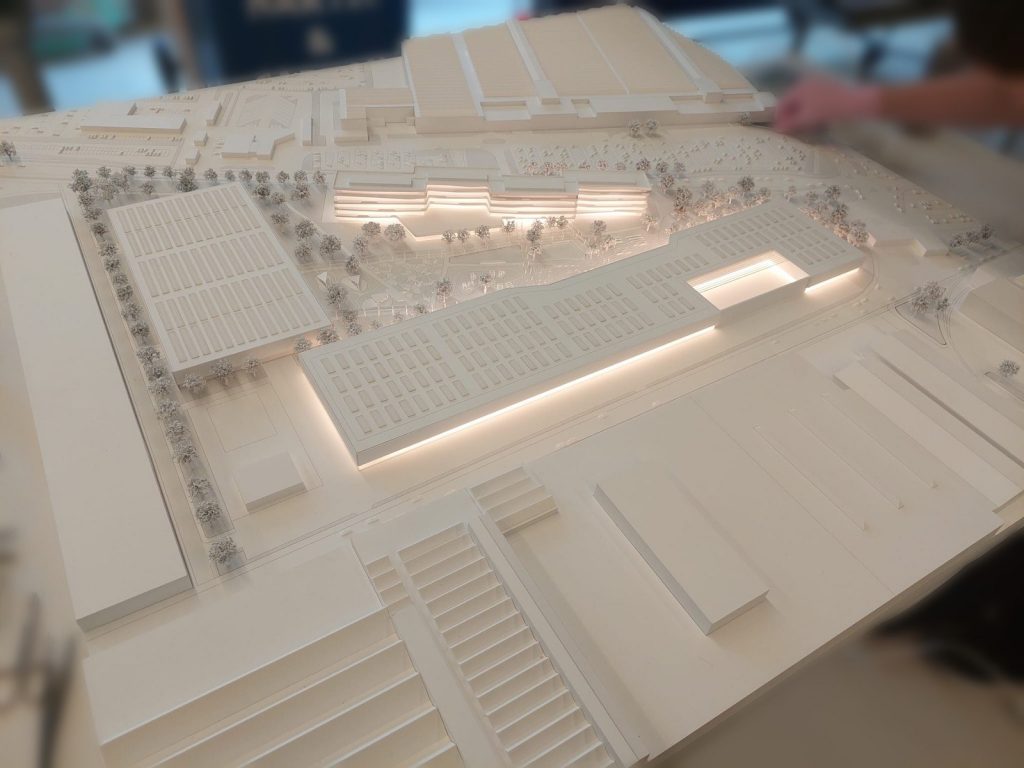 Competition Model 1:500 Berlin 2 for architectural model making in Berlin