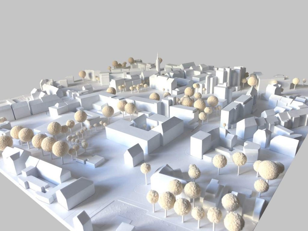 Architectural Model Making in Stuttgart 6 Urban Planning Model Stuttgart 2 for architectural model making in Stuttgart