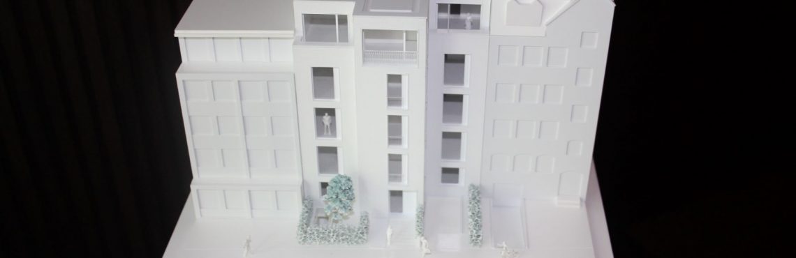 Presentation model in Stuttgart for architectural model making, presentation and project communication