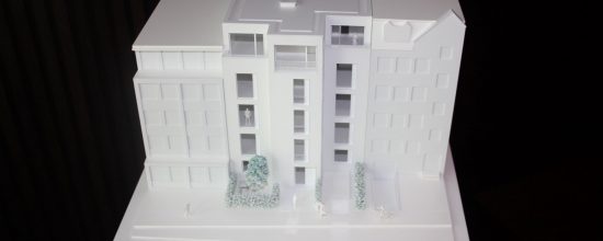 Presentation model in Stuttgart for architectural model making, presentation and project communication