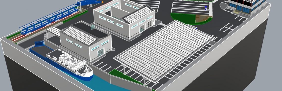 3D modelling for architectural model making, presentation and project communication