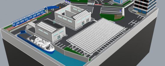 3D modelling for architectural model making, presentation and project communication