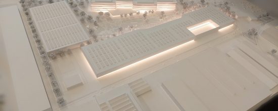 Architectural model 1:500 for architectural model making, presentation and project communication
