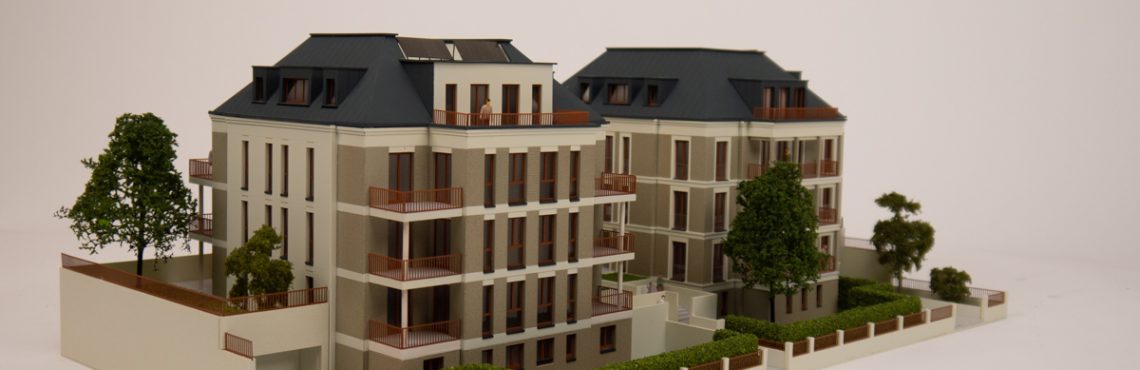 Presentation model in Cologne for architectural model making, presentation and project communication