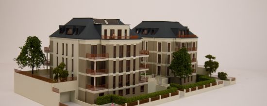 Presentation model in Cologne for architectural model making, presentation and project communication