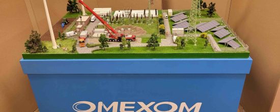 Exhibition model 1:87 H0 for architectural model making, presentation and project communication