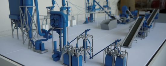 Industrial plant model making for architectural model making, presentation and project communication