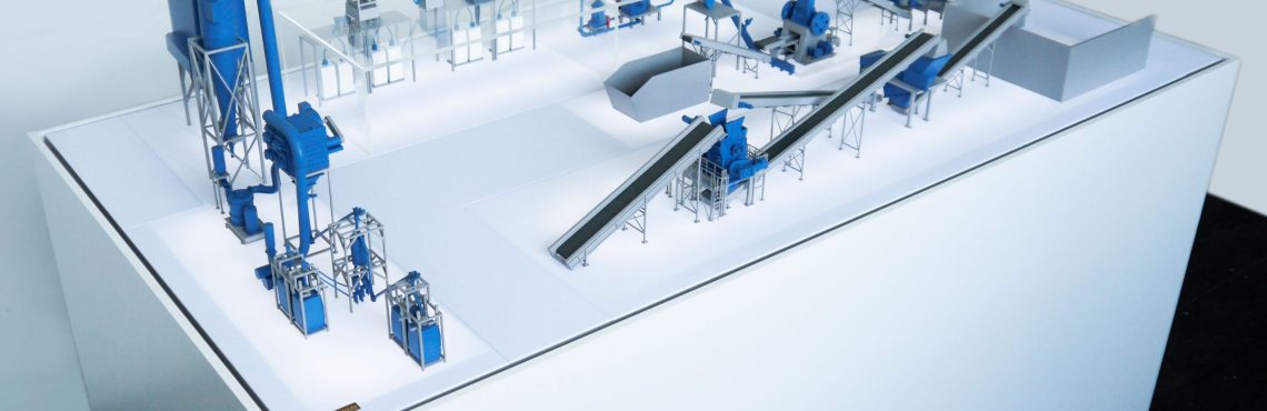 Multifunctional model making for architectural model making, presentation and project communication